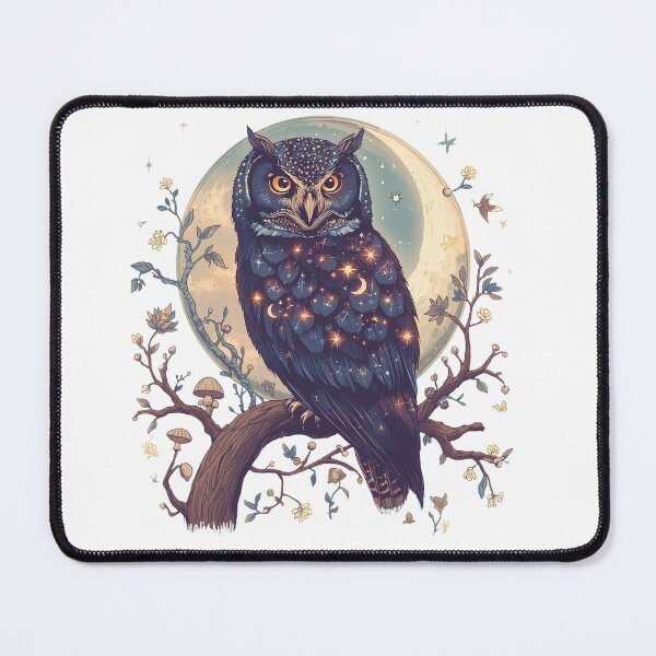 Item preview, Moonlit Cosmic Owl designed and sold by UCDesigns.