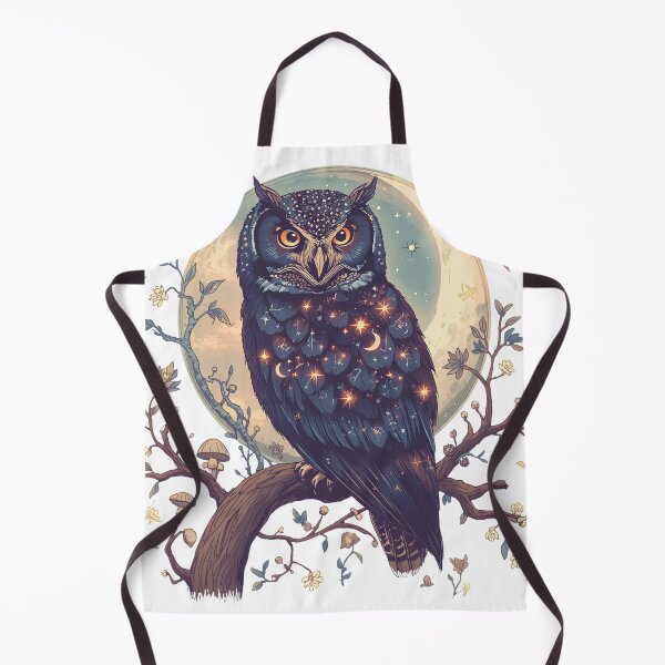 Item preview, Moonlit Cosmic Owl designed and sold by UCDesigns.