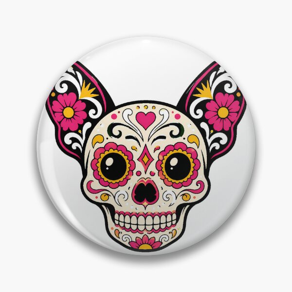 Item preview, Calavera De Azúcar De Chihuahua Calavera Dia De Los Muertos designed and sold by chattsuede.