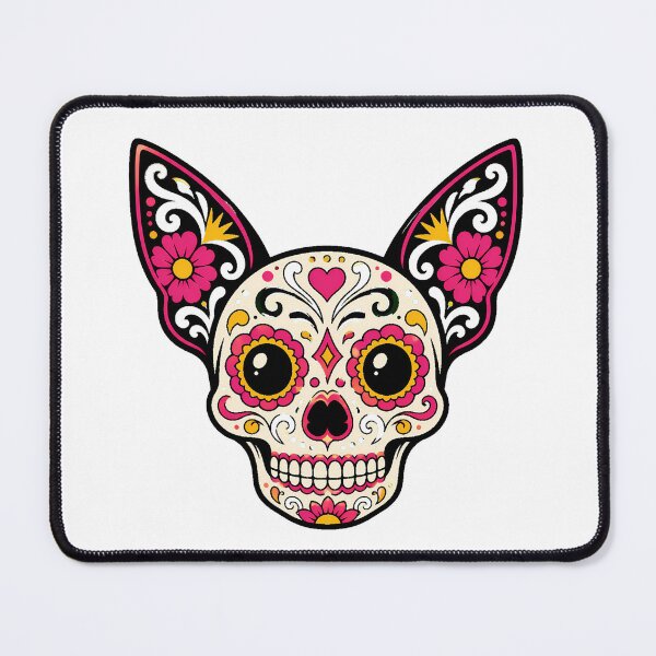 Item preview, Chihuahua Sugar Skull Calavera Dia De Los Muertos designed and sold by chattsuede.