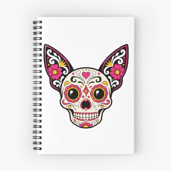 Item preview, Chihuahua Sugar Skull Calavera Dia De Los Muertos designed and sold by chattsuede.