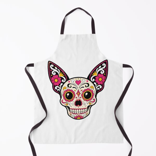 Item preview, Chihuahua Sugar Skull Calavera Dia De Los Muertos designed and sold by chattsuede.