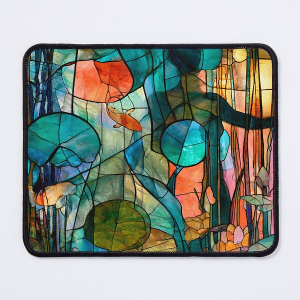 Item preview, Nouvessence - Hidden Woman among Koi and Water Lilies in Art Nouveau (42/44) designed and sold by sabantha.