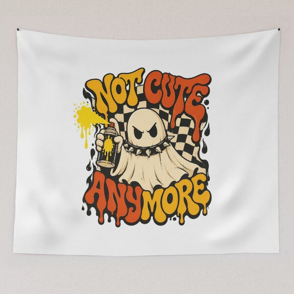 Item preview, Angry Punk Sheet Ghost Spray Paint Streetwear designed and sold by chattsuede.