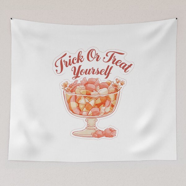 Item preview, Trick or Treat Yourself Cute Halloween Shirt designed and sold by DreamelleStudio.
