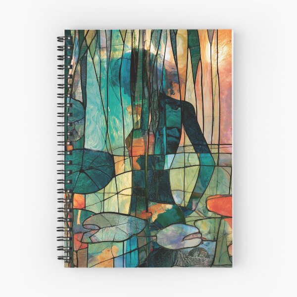 Item preview, Nouvessence - Hidden Woman among Koi and Water Lilies in Art Nouveau (43/44) designed and sold by sabantha.