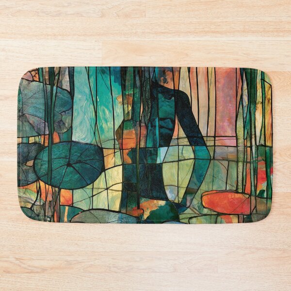 Item preview, Nouvessence - Hidden Woman among Koi and Water Lilies in Art Nouveau (43/44) designed and sold by sabantha.