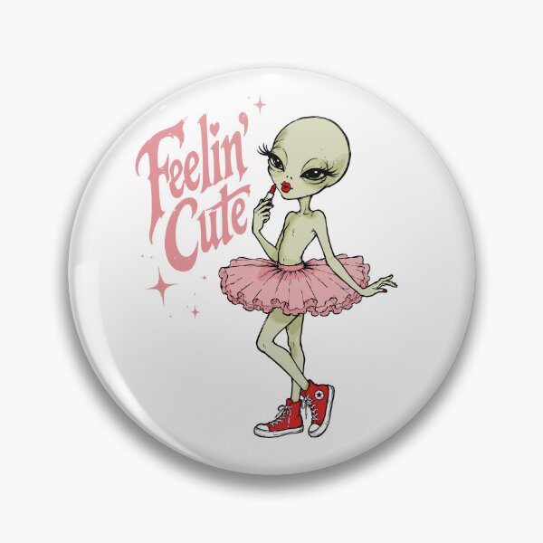 Item preview, Feelin Cute - Cute Alien designed and sold by LunarDesignzz.