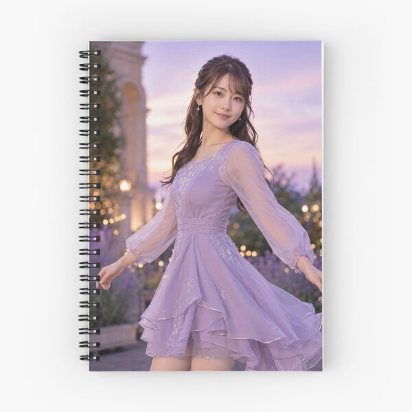 Item preview, Lavender Dream Twirl – Twilight Idol Portrait designed and sold by SEIMEI2025.