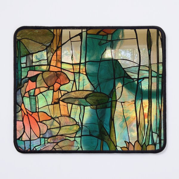 Item preview, - Hidden woman among koi and water lilies in Art Nouveau style (44/44) designed and sold by sabantha.