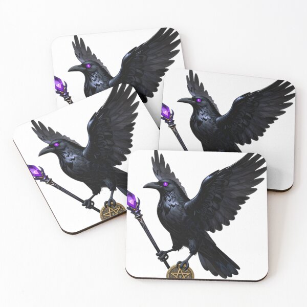 Item preview, Gothic Raven The Magician Tarot designed and sold by IllumeInk.