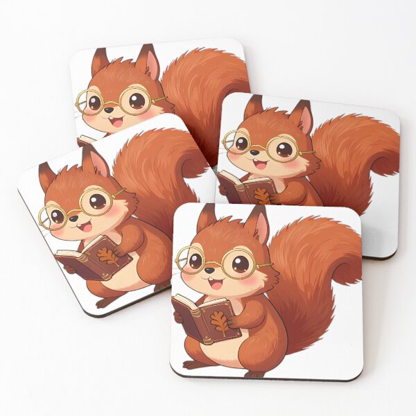 Item preview, Cute Red Squirrel with Oak Leaf Diary designed and sold by pumsquare.