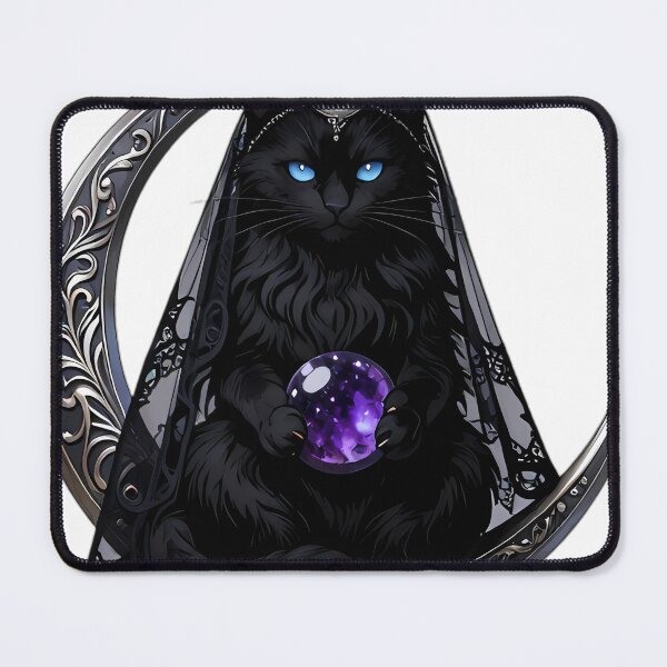 Item preview, Gothic Moon Cat The High Priestess Tarot designed and sold by IllumeInk.