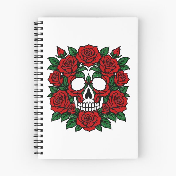 Item preview, Traditional Tattoo Skull Rose Gothic Rocker Aesthetic designed and sold by chattsuede.