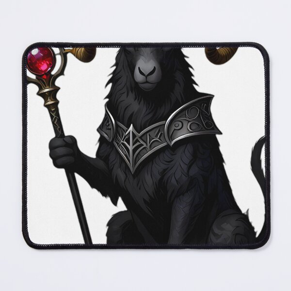 Item preview, Gothic Obsidian Ram The Emperor Tarot designed and sold by IllumeInk.