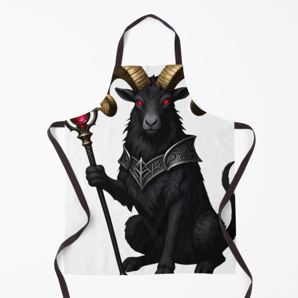 Item preview, Gothic Obsidian Ram The Emperor Tarot designed and sold by IllumeInk.
