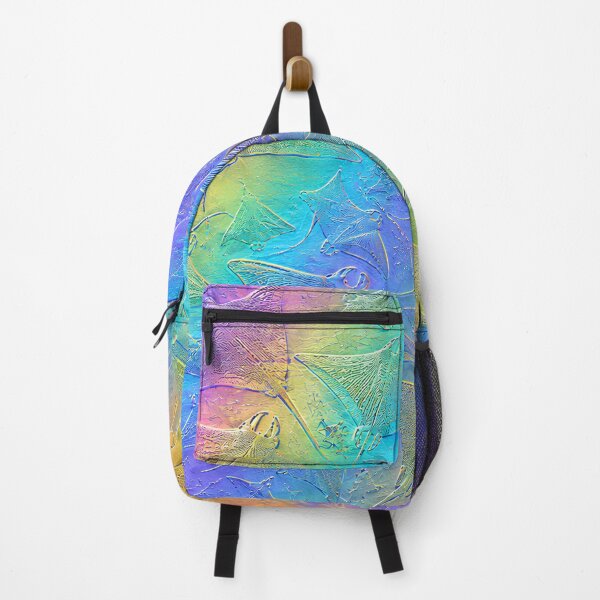 Item preview, Holographic Manta Ray Pattern | Iridescent Ocean Ray Embossed Design designed and sold by Extravanganzza.