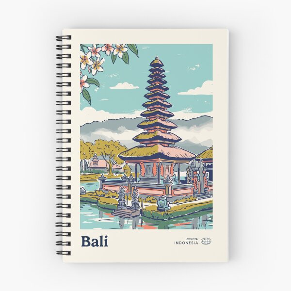 Item preview, Bali Vintage Retro Indonesia Travel designed and sold by RareDeerArt.