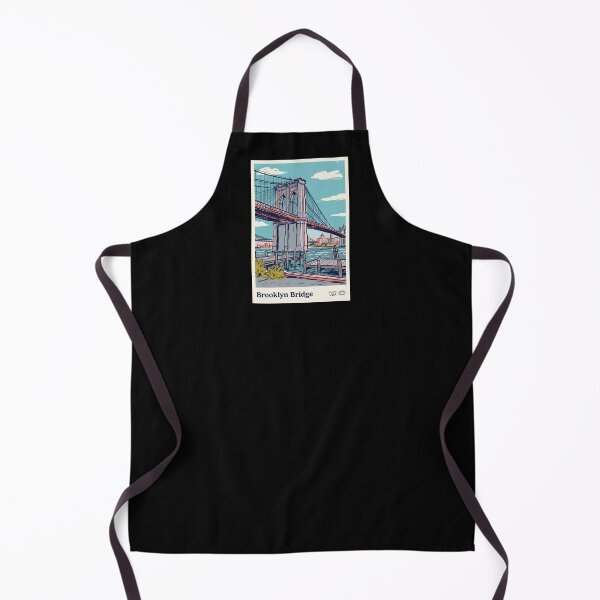 Item preview, Brooklyn Bridge Vintage Retro USA Travel designed and sold by RareDeerArt.