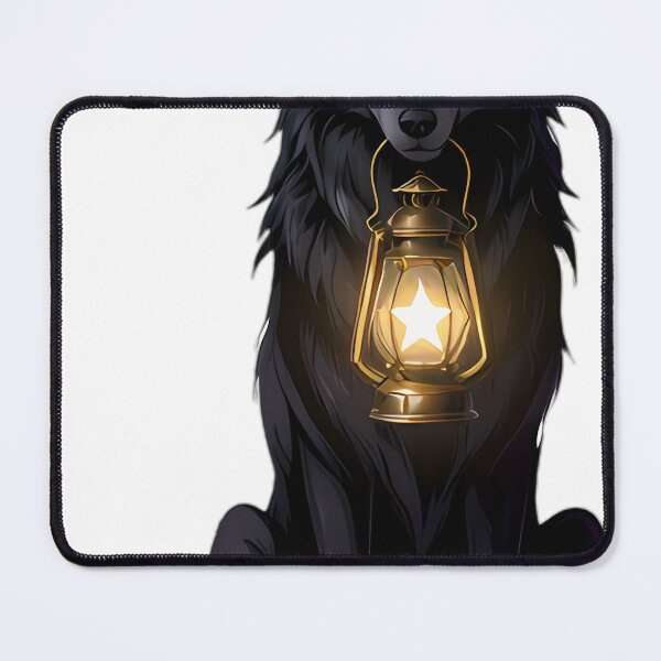 Item preview, Gothic Shadow Wolf The Hermit Tarot designed and sold by IllumeInk.