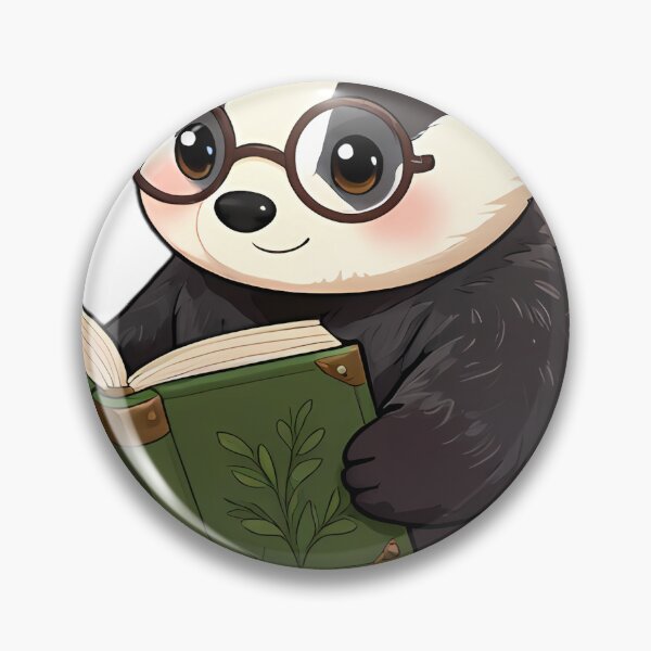 Item preview, Cute European Badger with Herbology Tome designed and sold by pumsquare.