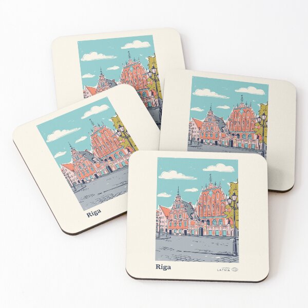 Item preview, Riga Vintage Retro Latvia Travel designed and sold by RareDeerArt.