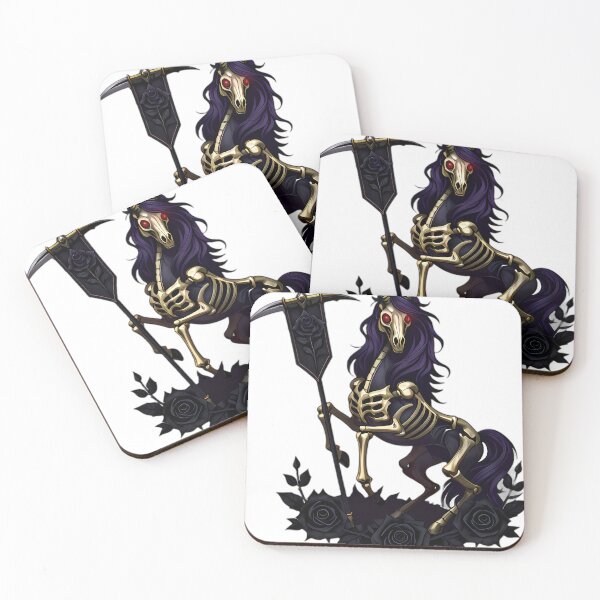 Item preview, Gothic Spectral Stallion Death Tarot designed and sold by IllumeInk.