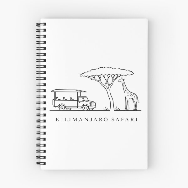 Item preview, Kilimanjaro Safaris Animal Kingdom Line Art designed and sold by pixiedustpaint.