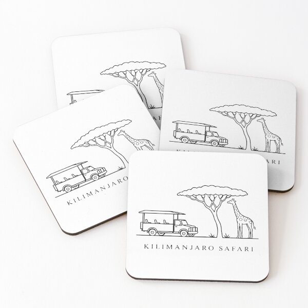 Item preview, Kilimanjaro Safaris Animal Kingdom Line Art designed and sold by pixiedustpaint.