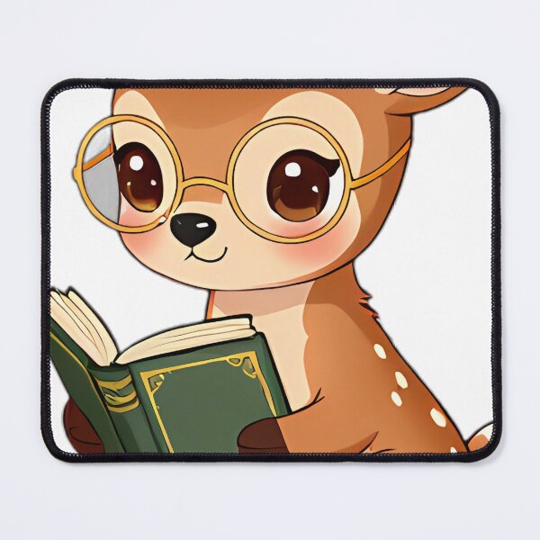 Item preview, Cute Baby Fawn with Forest Chronicle Tome designed and sold by pumsquare.