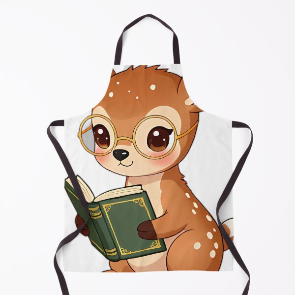 Item preview, Cute Baby Fawn with Forest Chronicle Tome designed and sold by pumsquare.