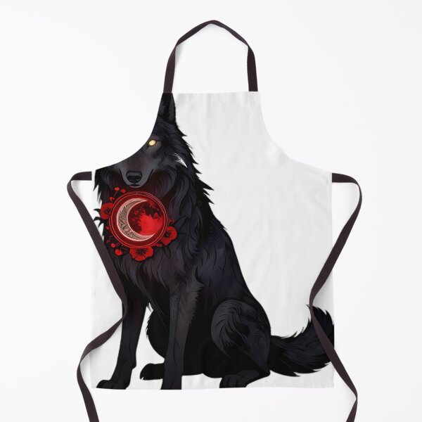 Item preview, Gothic Dire Wolf The Moon Tarot designed and sold by IllumeInk.
