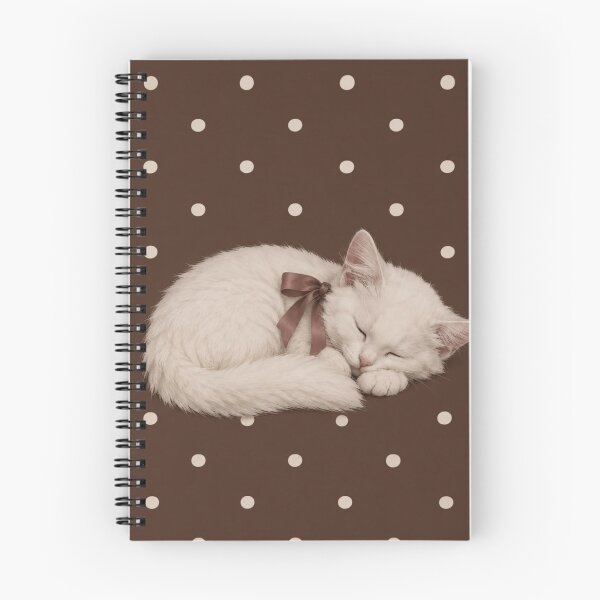 Item preview, Cute White Cat with Bow - Cozy Cute Cat  designed and sold by Luxnox.