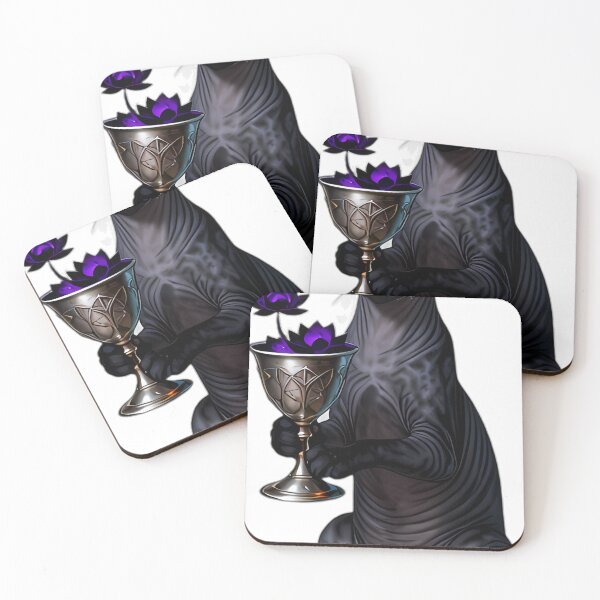 Item preview, Gothic Sphynx Cat Ace of Cups Tarot designed and sold by IllumeInk.