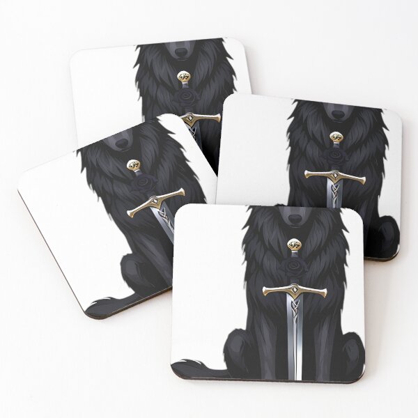 Item preview, Gothic Shadow Wolf Ace of Swords Tarot designed and sold by IllumeInk.