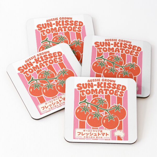 Item preview, Aussie Grown Sun-Kissed Tomatoes Retro Australian Produce Market designed and sold by Yellowriversss.