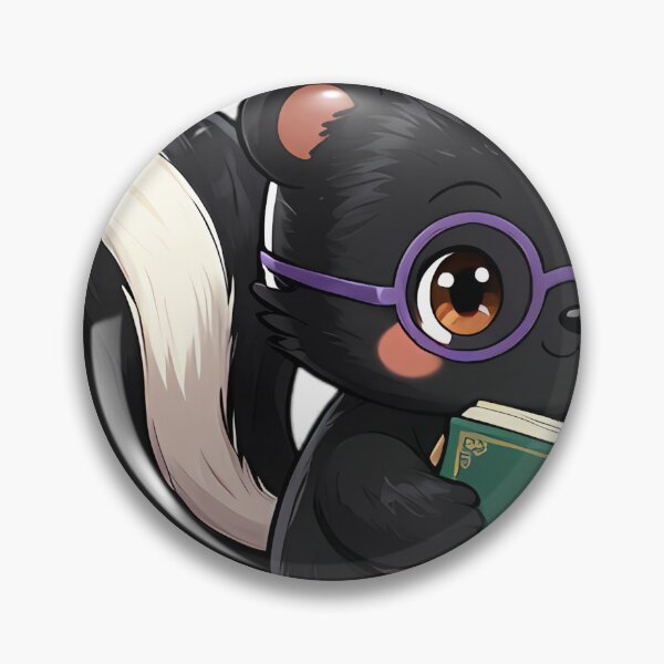 Item preview, Cute Baby Skunk with Botanical Flora Guide designed and sold by pumsquare.
