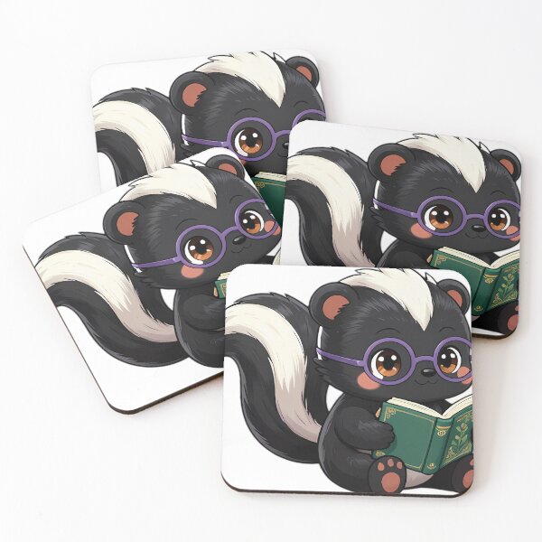 Item preview, Cute Baby Skunk with Botanical Flora Guide designed and sold by pumsquare.