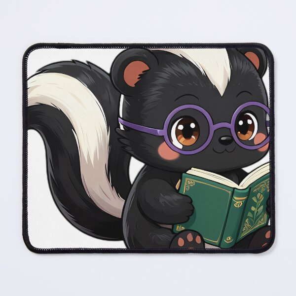 Item preview, Cute Baby Skunk with Botanical Flora Guide designed and sold by pumsquare.