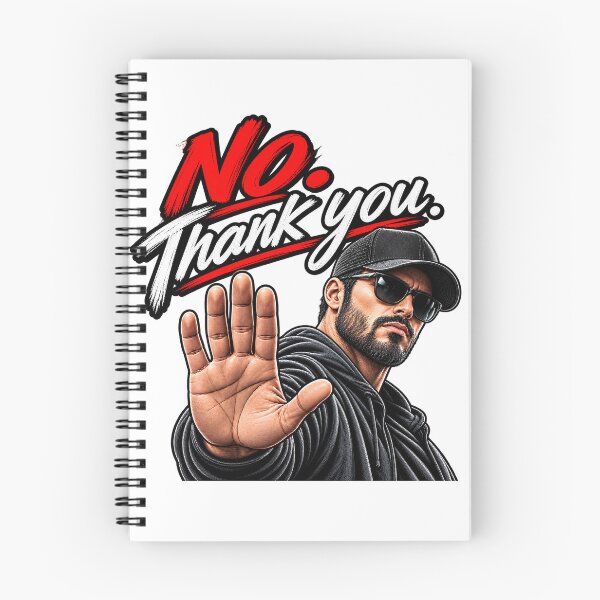Item preview, Expressive answer. No. Thank you  designed and sold by Textyco.