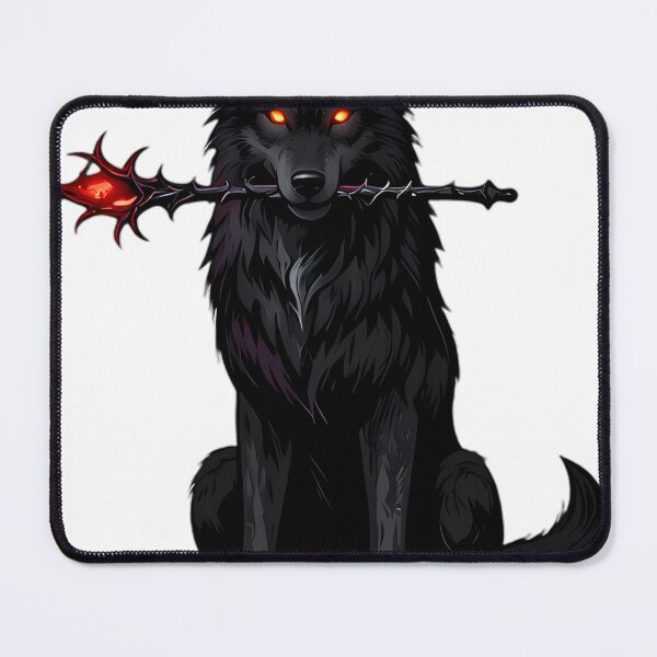 Item preview, Gothic Shadow Wolf Ace of Wands Tarot designed and sold by IllumeInk.