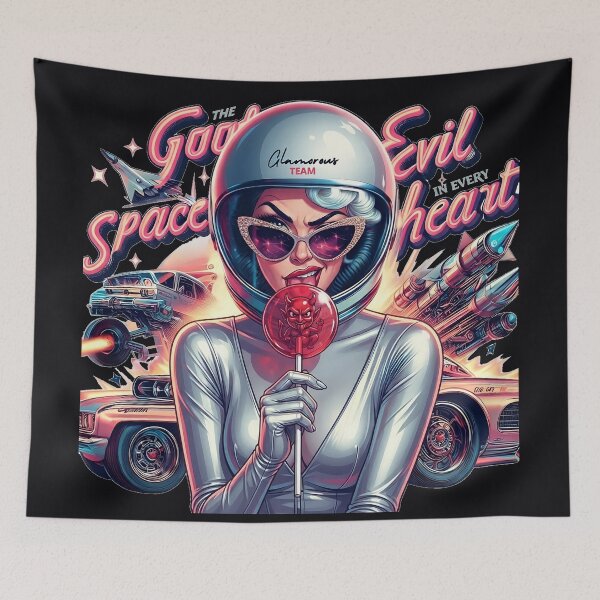 Item preview, Space Racer Devil Lollipop Helmet designed and sold by Voodoo Store Paranormal Collections.