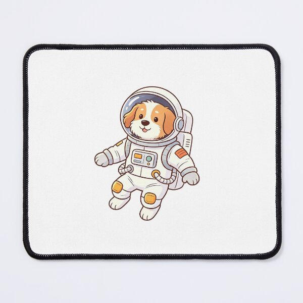 Item preview, astronaut dog designed and sold by mixoubraw.