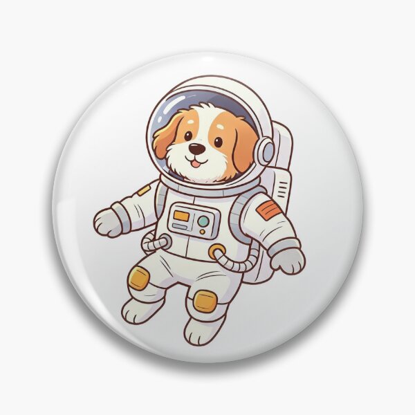 Item preview, astronaut dog designed and sold by mixoubraw.