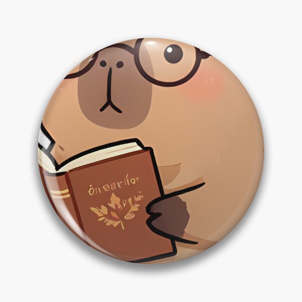 Item preview, Cute Baby Capybara with Philosophy Book designed and sold by pumsquare.