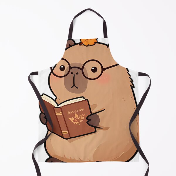 Item preview, Cute Baby Capybara with Philosophy Book designed and sold by pumsquare.