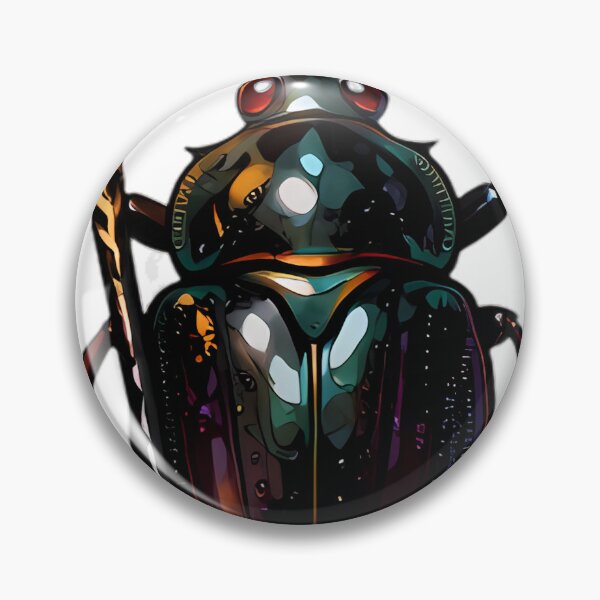 Item preview, Gothic Scarab Beetle Page of Wands Tarot designed and sold by IllumeInk.