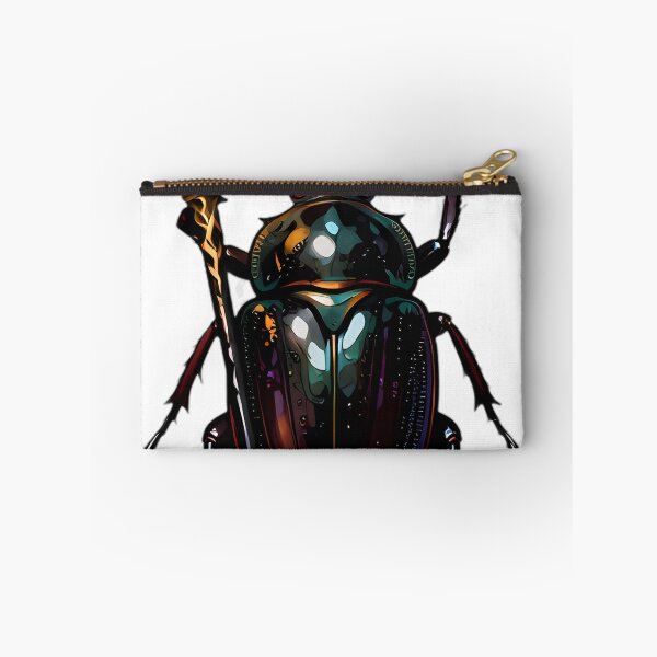 Item preview, Gothic Scarab Beetle Page of Wands Tarot designed and sold by IllumeInk.