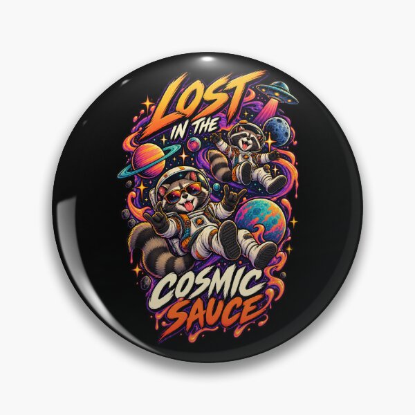 Item preview, Lost in the Cosmic Sauce – Space Cat designed and sold by Pandaburba.