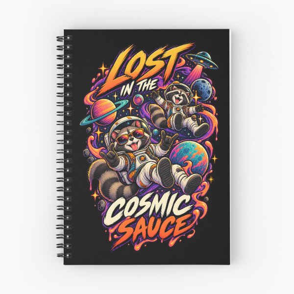 Item preview, Lost in the Cosmic Sauce – Space Cat designed and sold by Pandaburba.
